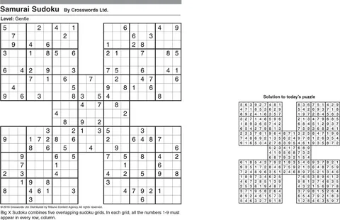 sudoku samurai