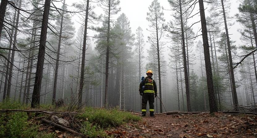 bombero forestal